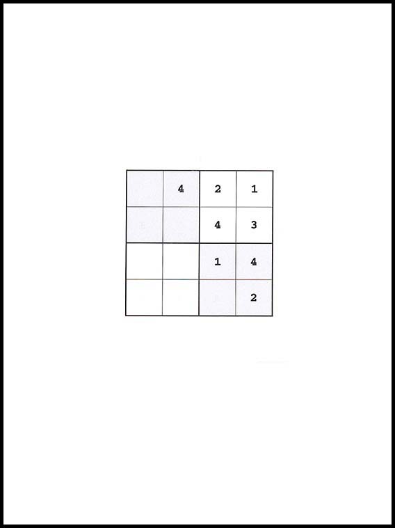 Sudoku 4x4 69