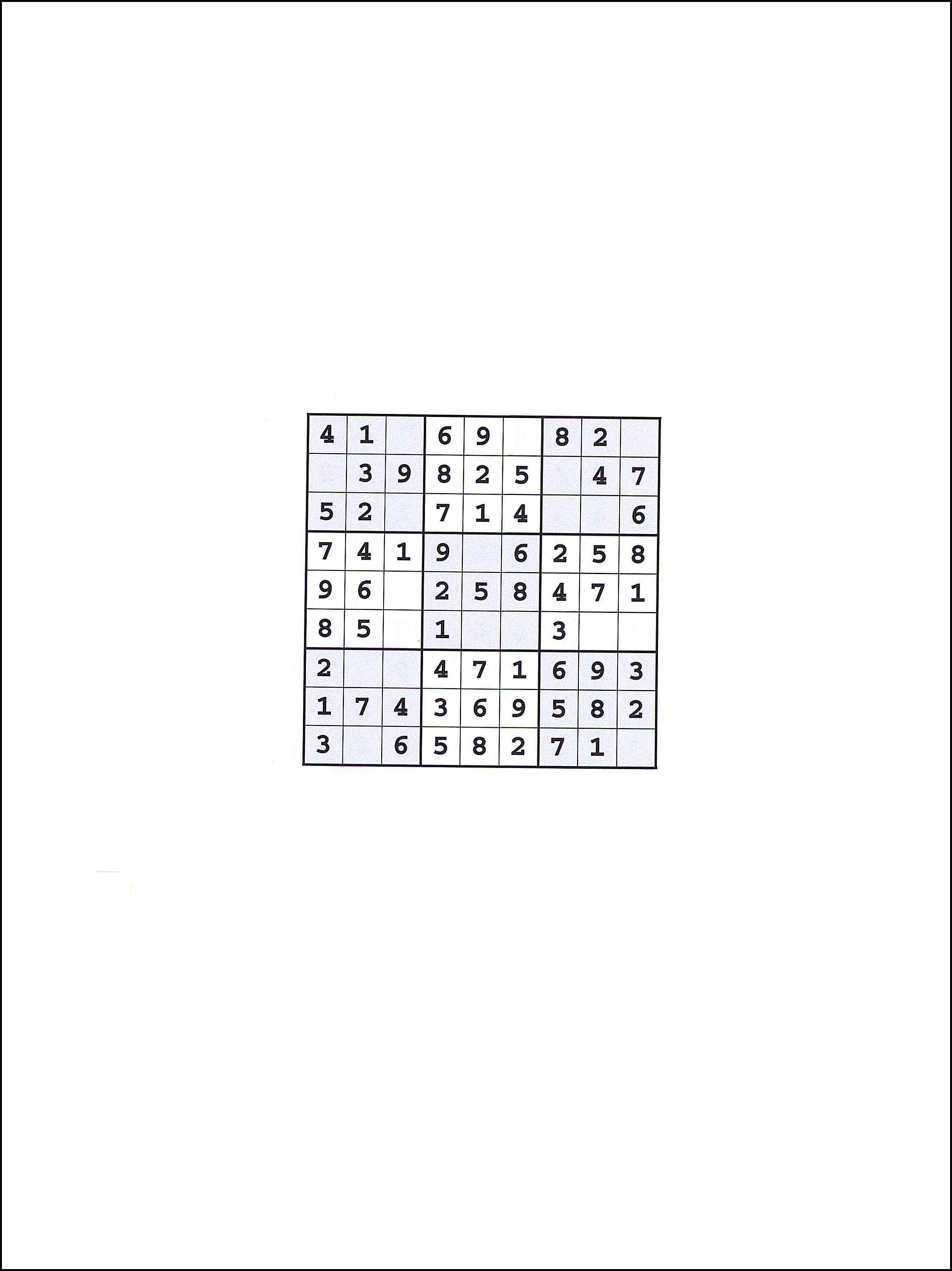 Sudoku 9x9 96