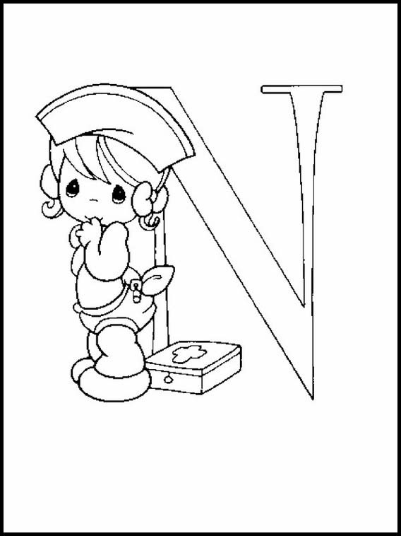 Alfabeto dei bambini con disegni 102