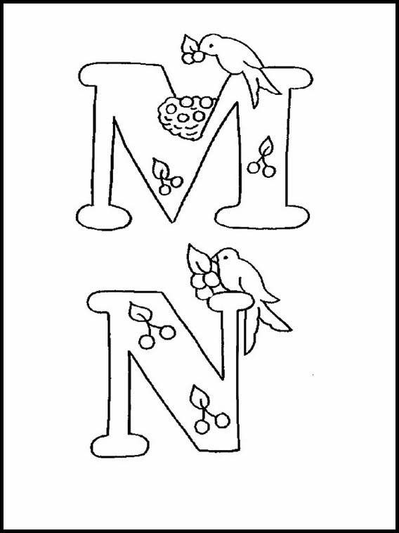 Alfabeto dei bambini con disegni 104