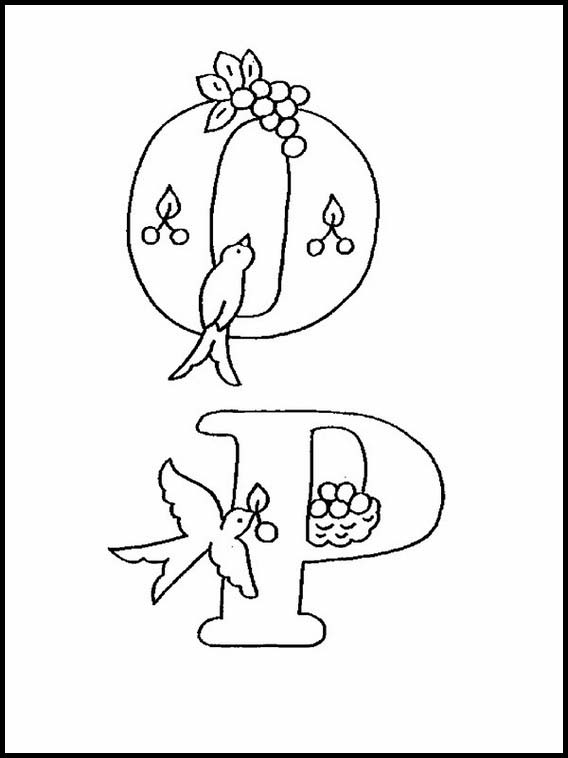 Alfabeto dei bambini con disegni 134