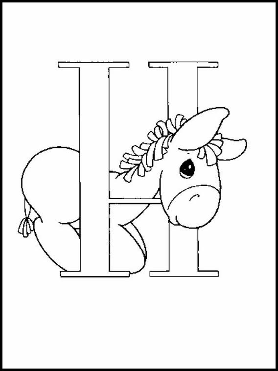 Alfabeto dei bambini con disegni 152