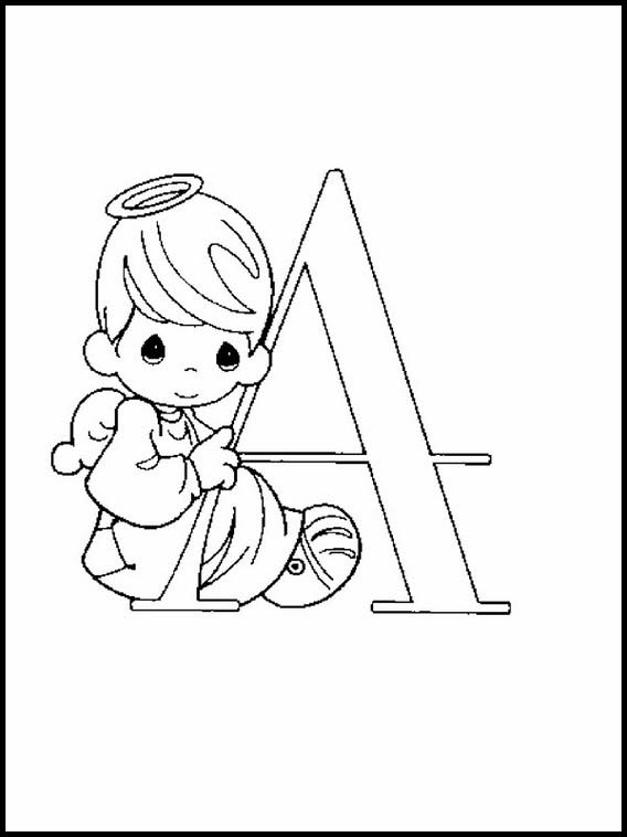 Alfabeto dei bambini con disegni 17