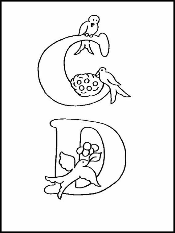 Alfabeto dei bambini con disegni 231