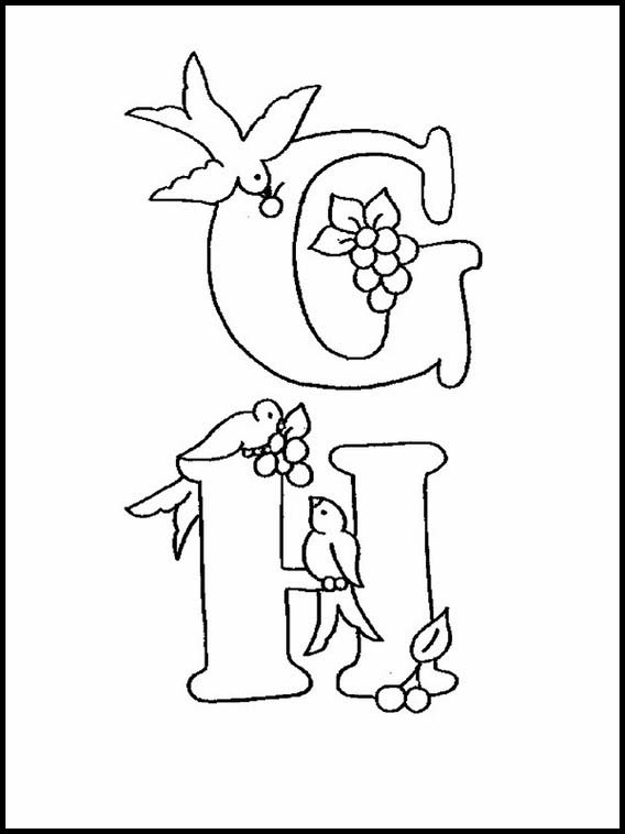 Alfabeto dei bambini con disegni 232