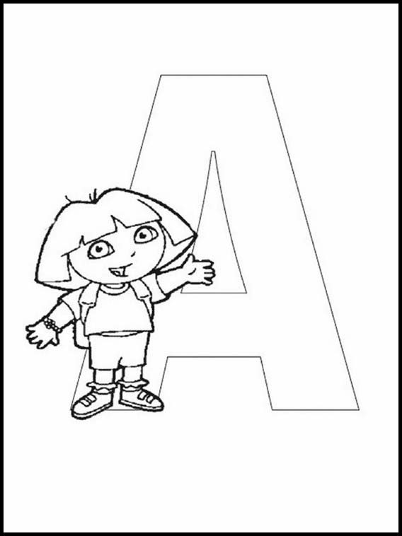 Alfabeto dei bambini con disegni 3