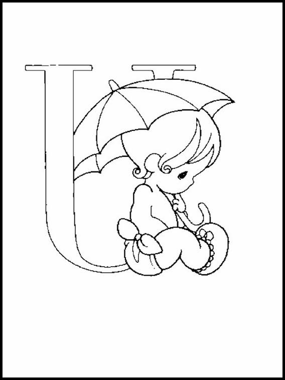 Alfabeto dei bambini con disegni 79