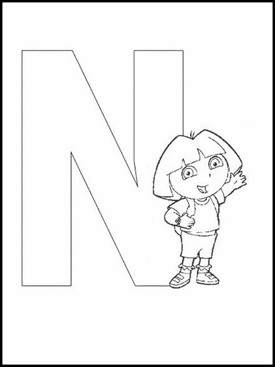 Alfabeto dei bambini con disegni 87