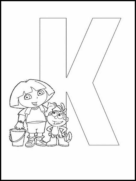 Alfabeto dei bambini con disegni 9