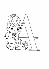 Alfabeto dei bambini con disegni17