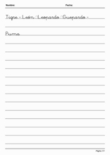Calligrafia in linee per imparare lo Spagnolo65