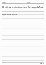 Calligrafia in linee per imparare lo Spagnolo93