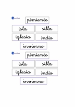 Vocabolario per imparare lo Spagnolo9