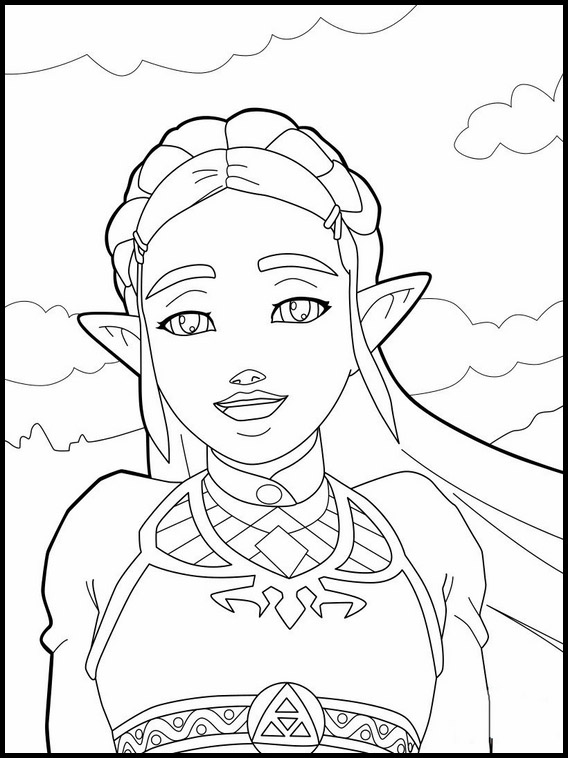 √ Scarica Zelda Da Colorare - Disegni da colorare stampabili gratuiti
